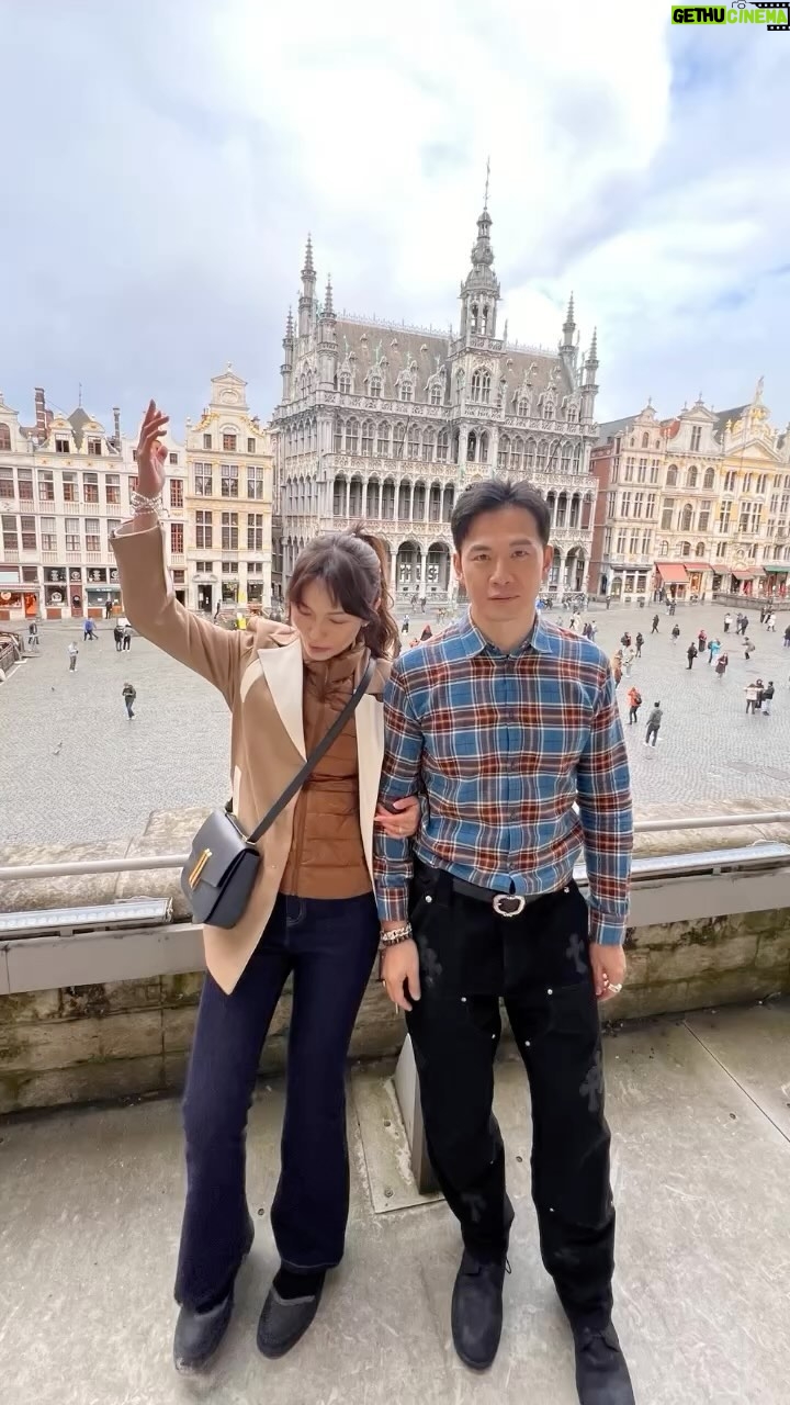 Joanne Peh Instagram - Private access only at Hôtel de Ville, what is better known as Brussels Town Hall, where the Mayor actually works. I did this video just to prove he’s not a wax figure. Wait till the end to see a spooky narrow climb we had to sign an indemnity for. 😱 @hub.brussels @visitbrussels @brussels_expertise_labels