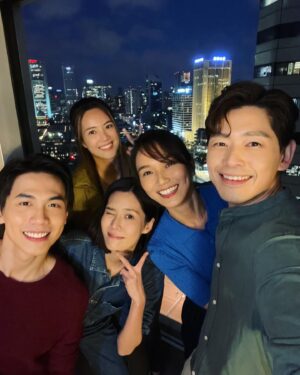 Joanne Peh Instagram - “SHERO” a year on. It was a beautiful gathering on the last day of CNY, catching up and congratulating one another for how far we have all come since then. This time last year, we were making “SHERO”, which was exceptionally memorable. The training to be a bodyguard, filming in Canberra, fighting with a ponytail that had nine pieces of hair extensions in it…

Summarising the experience in 10 pictures on IG was challenging because it felt like a lifetime for me. A long, gruelling search for sister @carriewst, a roller coaster love-hate romance with my client @romeotan, a painful rejection from my best friend @nickk_teo and a wary relationship with my sister’s mentee  @tayying_.
 
It’s a joy to have worked with all of you on this project! Here’s to another year of celebrations, and may all your dreams come true! ♥️♥️♥️♥️

#mediacorpshero #zgmdinner #joannepeh