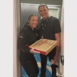 Joanne Wood Instagram – My kinda after party!…time with my peeps, some whisky all the way from Scotland and freshly made delicious pizza ❤️🥃 🍕 🏴󠁧󠁢󠁳󠁣󠁴󠁿 #teamwood #smallthings #nevergiveup #lastonebestone
