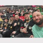 Joanne Wood Instagram - About yesterday!..what a Knight! 🛡️⚔️❤️ thank you so much @vegasgoldenknights @christian__hauser Mavstar loved every second and that means the world to me.. @markshunock done an awesome job as always and let chime in and I think it was the first time not needing subtitles 🫢😉😅😂 #goknightsgo #teamwood #nevergiveup #stepjojo #mavstar