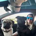 Joanne Wood Instagram - My favorite faces all eagerly awaiting their pup cups! . #pugs #pugnation #family #WoodClan