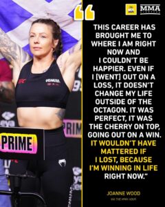 Joanne Wood Instagram - Joanne Wood reflects on her life and career after retiring. #TheMMAHour