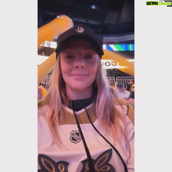 Joanne Wood Instagram - Bitter sweet hockey game last night..going up against Mavs step dad and the Canucks but what a game! We finally got to rock our new Christmas jerseys…still not a fan of the mustard colour though 🙄 @bigwoodmma702 😂🤷♀️ #goknightsgo #teamwood #gorickgo