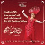 Jodi Benson Instagram – Encore Performing Arts & our entire cast, creative team & crew are honored to partner with Give Kids The World Village for our upcoming production of “Hello, Dolly!”❤️
A portion of the proceeds will go directly to benefit Give Kids The World Village, an 89 acre, whimsical, nonprofit resort in Central Florida that provides children with critical illnesses and their families with magical wish vacations at no cost. This incredible place is so dear to my heart.
Please visit their website at https://www.gktw.org to learn more about this amazing organization!