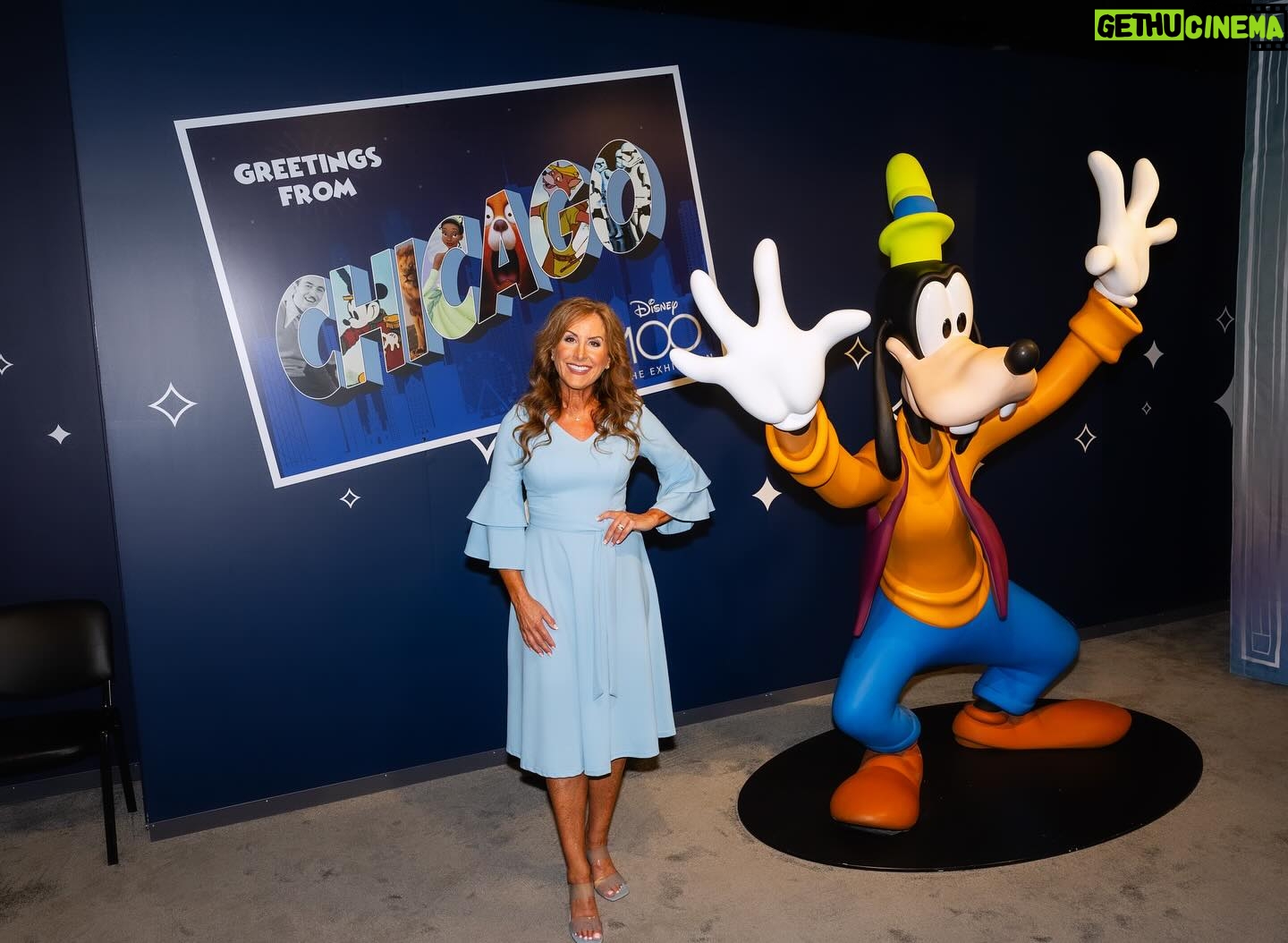 Jodi Benson Instagram - I was so honored to celebrate the Premiere Opening of our @disney100exhibit in Chicago🩵 Thank you to all the amazing creatives at @disneyd23 and @disney100exhibit for their heart, passion & hard work in accomplishing such an incredible exhibition for us all to enjoy! Don’t miss this beautiful experience in Chicago now thru Spring 2024🌟 hair/makeup: @kashafierce thank you so much💄