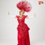Jodi Benson Instagram - Everything concerns Dolly Levi! Here’s your first look at @jodi.benson in costume for @encorecentral's upcoming production of Hello, Dolly! Learn more about the production at the link in our bio.