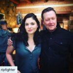 Jodi Lyn O’Keefe Instagram – #Repost @ripfighter (@get_repost)
・・・
Today, my last day working with this beautiful girl @jodilok part of my gang #bleed