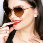 Jodi Lyn O’Keefe Instagram – Happy Love Day!!!!!!! #SLIGHTLYBITTER #HERETIC limited edition necklace collab with @bingbangnyc