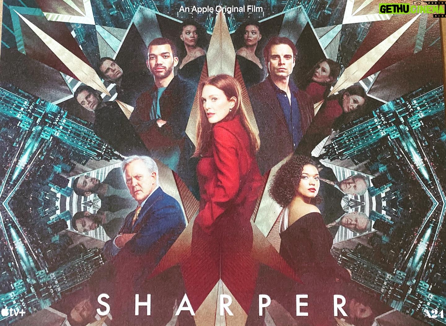 Jodi Lyn O'Keefe Instagram - Thank you @appletvplus @a24 for the invitation to watch the premiere of #sharper !!!!!! #juliannemoore #johnlithgow Two of my absolute favorites together!!#inpartnershipwithsharper