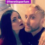 Jodi Lyn O'Keefe Instagram - As seen with my main squeeze @gregoryarlt for the launch of #scandalwood from the beautiful minds of @douglasl and @ditavonteese #maxfieldlosangeles #hereticparfum