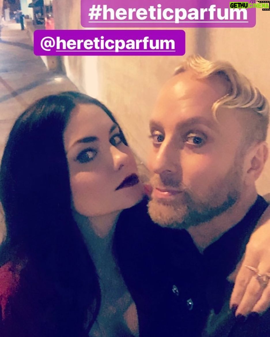 Jodi Lyn O'Keefe Instagram - As seen with my main squeeze @gregoryarlt for the launch of #scandalwood from the beautiful minds of @douglasl and @ditavonteese #maxfieldlosangeles #hereticparfum