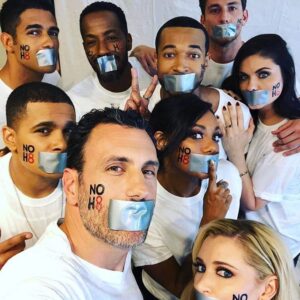 Jodi Lyn O'Keefe Instagram - #hitthefloor #noh8campaign this is who we are. No hate. Just love.