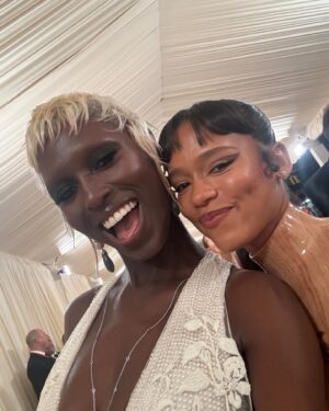 Jodie Turner-Smith Instagram - this met gala was a very special one for me… my first stepping out on my own. i had many thoughts after reading the short story that the theme was based on… but what i took away from it was a desire to represent both the power of nature and the delicacy of it. in nature, death is both an ending *and* a beginning. when you prune away that which is dead, new buds are free to grow. fitting, then, that the dress #DanielLee designed for me, full of english flowers, was deliberately bridal. white, representing a rebirth. a clean start. a recommitment to the most important relationship i will ever have, the relationship from which all others grow: my relationship with myself. it is through loving and honouring myself that i am able to love and honour my daughter, and teach her to do the same. 

i am ever changing, ever growing, always beginning… and FREE, to love better, stronger, more fiercely and fearlessly than i ever have 💞
THANK YOU ENDLESSLY, @burberry, for your support and your creativity and your love. can’t wait to see what’s next…!!!!!