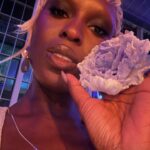 Jodie Turner-Smith Instagram – this met gala was a very special one for me… my first stepping out on my own. i had many thoughts after reading the short story that the theme was based on… but what i took away from it was a desire to represent both the power of nature and the delicacy of it. in nature, death is both an ending *and* a beginning. when you prune away that which is dead, new buds are free to grow. fitting, then, that the dress #DanielLee designed for me, full of english flowers, was deliberately bridal. white, representing a rebirth. a clean start. a recommitment to the most important relationship i will ever have, the relationship from which all others grow: my relationship with myself. it is through loving and honouring myself that i am able to love and honour my daughter, and teach her to do the same. 

i am ever changing, ever growing, always beginning… and FREE, to love better, stronger, more fiercely and fearlessly than i ever have 💞
THANK YOU ENDLESSLY, @burberry, for your support and your creativity and your love. can’t wait to see what’s next…!!!!!