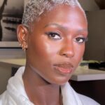 Jodie Turner-Smith Instagram - one last post, because i’m still not over this dreamy chocolate look, made possible by my angel @charlottetilbury, orchestrated by the magical hands of @kelechisart using @charlottetilburyskincare 🤎🤎🤎 swipe for a bonus shot— all eyes on me at the @madonna x @guyoseary @gucci party 📸by @jr
