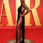 Jodie Turner-Smith Instagram - moisturised . blessed . highly favoured . 🖤🍫🍯🤎 this gown has made its way to the top of my list as my favourite i have ever worn!!! thank you @sabatods and the entire team over @gucci for making me feel so sexy and so SUPPORTED. i love you guys forever!!!! thank you to my love @charlottetilbury for sending @kelechisart to touch my face and give me the most incredible @charlottetilburyskincare chocolate beat!!!!!!!! my angel @marcialuvlocks, the hair was everything and so are you!!! & of course, to my boys @waymanandmicah LET’S NEVER STOP ❤️‍🔥❤️‍🔥❤️‍🔥🥹🥹🥹 full of gratitude for this life and for the opportunity to be in rooms like this and have experiences like these. in case you couldn’t tell— i am having so much fun!!! #HappyToBeHere