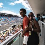 Jodie Turner-Smith Instagram - thank you so much @ritzcarltonsouthbeach for hosting my brother and me at our very first formula one race! so much respect for these drivers and the courage, athleticism, & intelligence that’s required to compete in these races!!! and special thanks to @mercedesamgf1 and my favourite driver, the legendary @lewishamilton ❤️‍🔥 im officially an f1 girl now— see you in vegas, @ritzcarlton?! #RCMemories #RitzCarlton