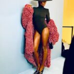 Jodie Turner-Smith Instagram - very grateful to @olivier_rousteing for always supporting me from afar… and it was such a pleasure to come to one of my favourite cities to support YOU up close and personal— right beneath the eiffel tower 😻 congratulations on an incredible @balmain ss24 show & thank you for having me ❤️‍🔥❤️‍🔥❤️‍🔥❤️‍🔥❤️‍🔥❤️‍🔥