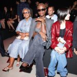 Jodie Turner-Smith Instagram - OH @GUCCI!!!! what a chic and sexy start, @sabatods ❤️‍🔥 i’m proud to have witnessed it, especially with my gorgeous mother @hildaturnersmith by my side. scroll to see me proposition @ameliadimz for a #chickenshopdate 😸