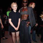 Jodie Turner-Smith Instagram - OH @GUCCI!!!! what a chic and sexy start, @sabatods ❤️‍🔥 i’m proud to have witnessed it, especially with my gorgeous mother @hildaturnersmith by my side. scroll to see me proposition @ameliadimz for a #chickenshopdate 😸