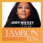 Jody Watley Instagram – TUNE IN!!
Tomorrow March 14. Check your local listings!! 
Tamron Hall @tamronhallshow 
#JodyWatley Wattage ✨⚡️ 
#WomensHistoryMonth #TamronHallShow #Everlasting 
#music #entertainment #TJWS #siriusxm