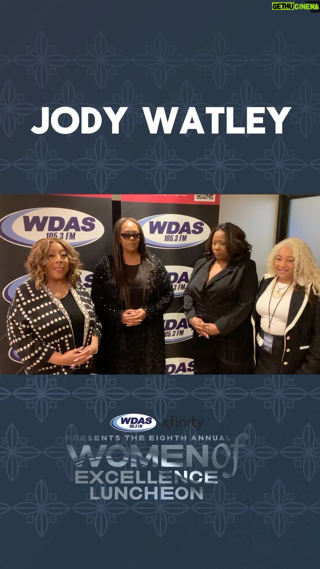 Jody Watley - 177 Likes - The incomparable Ms. @jodywatley ✨
@wdaspatty #FrankieDarcell and @wdasmimibrown caught up with the Legend Award recipient backstage at our 8th Annual Women of Excellence Luncheon presented by @xfinity
•
Wait until the end 😄💙🎶