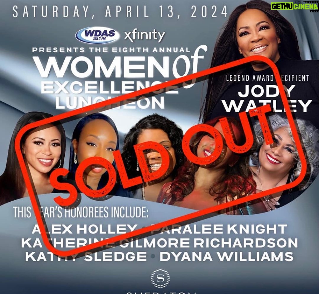 Jody Watley - 3 Likes - I’ll see you in Philadelphia next Saturday, April 13. Very excited to receive the Legend Award at @wdasfm @wdaspatty Women Of Excellence Luncheon! The event is Sold Out! #JodyWatley #gratitude #everlasting