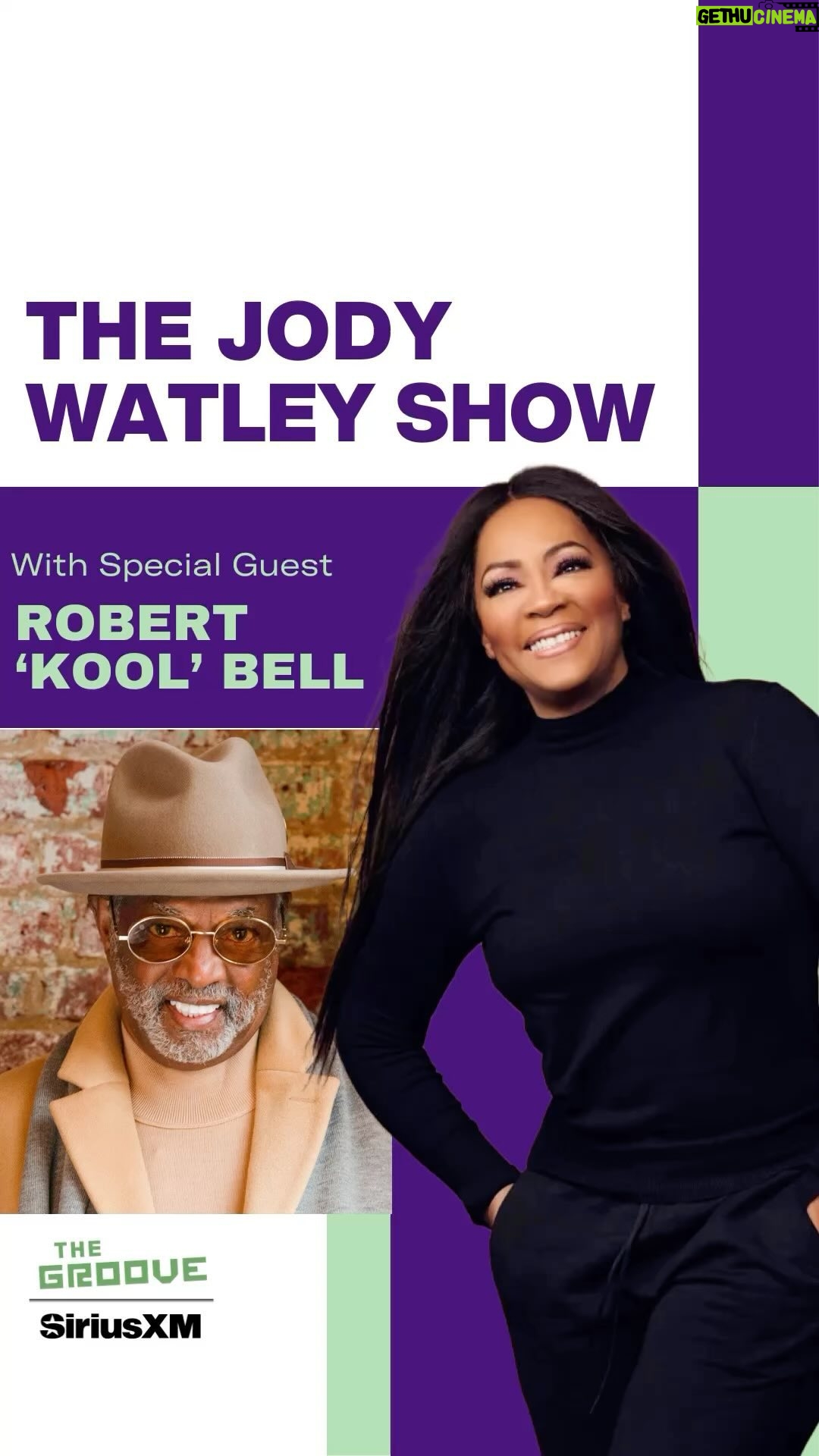 Jody Watley - 3 Likes - TODAY!! New episode of The Jody Watley Show on @siriusxm The Groove today 6 PM EST // 3 PM PST my special guest @mr.robertkoolbell founder of legendary band @koolandthegang Tune in!! 🎧🎶🎙️🚗🚙📲📱🖥️ #TJWS #Siriusxm #jodywatley #koolandthegang #music