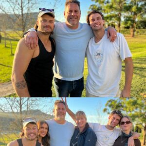 Johanna Griggs Instagram - And what did @toddyhuggins 50th Birthday weekend include - well….. total chaos, madness and endless laughs with this beautiful bunch. In amongst tennis and board games, fire pits and s’mores, incredible food and endless entertainment - we also enjoyed the world’s most fabulous wine tour to @bonvillaestate @vampbylisamcguiganwines @krinklewood and the most ridiculously decadent and delicious lunch at @mountbrokewines all organised by @grapeexperiencetours (thank you Mel, Scotty and Ronnie for a wonderful day) Todd hasn’t stopped smiling for days. Thank you to our divine sons @sweeetsy and @joesweet for organising. We couldn’t be prouder of you boys and how special the past few days have been. ❤️❤️❤️ @toddyhuggins @jacintaharriison @hoban_david @natty.lett @anita.conte4 @starry.83 @kbolt79 @pamelamoore3 @john_cimino4 @anna_cimino8 @woowoo_and_acacia @rosietrindall @stephentrindall @dph474 @mrsgh35 @lisasoames_makeup @keithsoames @jimwilsonmedia @chrisbath @bhgaus