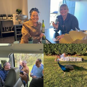 Johanna Griggs Instagram - And what did @toddyhuggins 50th Birthday weekend include - well….. total chaos, madness and endless laughs with this beautiful bunch. In amongst tennis and board games, fire pits and s’mores, incredible food and endless entertainment - we also enjoyed the world’s most fabulous wine tour to @bonvillaestate @vampbylisamcguiganwines @krinklewood and the most ridiculously decadent and delicious lunch at @mountbrokewines all organised by @grapeexperiencetours (thank you Mel, Scotty and Ronnie for a wonderful day) Todd hasn’t stopped smiling for days. Thank you to our divine sons @sweeetsy and @joesweet for organising. We couldn’t be prouder of you boys and how special the past few days have been. ❤️❤️❤️ @toddyhuggins @jacintaharriison @hoban_david @natty.lett @anita.conte4 @starry.83 @kbolt79 @pamelamoore3 @john_cimino4 @anna_cimino8 @woowoo_and_acacia @rosietrindall @stephentrindall @dph474 @mrsgh35 @lisasoames_makeup @keithsoames @jimwilsonmedia @chrisbath @bhgaus