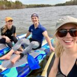 Johanna Braddy Instagram – Taking on the high seas (okay, lake) with @jenniferlholland and instagram-less Freddie 😉
🚣‍♂️🚣🚣‍♀️