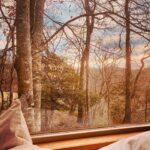 Johanna Braddy Instagram - Winter getaway ➡️➡️ ❄️🌲🧣 . . . . . . #travel #winter #cabin #camping #camp #love #freddiestroma