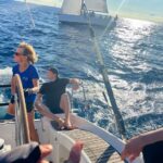 Johanna Braddy Instagram - Getting to be passengers for a sail boat race was one of the coolest experiences! This entirely female crew were absolutely amazing to watch! Thank you Firefly for having us and congratulations on #2!!! ⛵️ . . . . #sail #sailboat #race #hawaii #oahu #travel #love #adventure