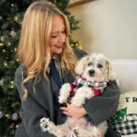 Johanna Braddy Instagram - It’s giving thanks. #vegan Thanksgiving. 5 dogs, family, bread shaped like a turkey & some 🎄action. Thankful for this day. . . . . . #thanksgiving #family #fall #autumn #autumnvibes #bichon #bichonfrise #adoptdontshop #love #christmas