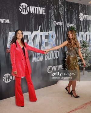 Johnny Sequoyah Instagram - @sho_dexter premiere🩸

thank you @versace for this dream piece & to everyone who made this night possible.

see you sunday on @showtime ❄️