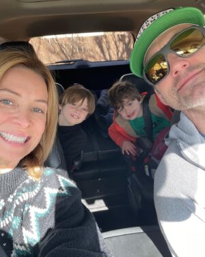 Jolie Jenkins Instagram - Road trip!!!! For the past three hours there has been more crying and whining than I care to remember!! 😵