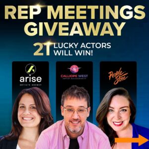 Jona Xiao Instagram - 🎁 Comment “GIVEAWAY” 👇 & I’ll DM you the link to enter the Rep Meetings Giveaway!

Win a one-on-one virtual meeting with veteran reps from Arise Artists Agency, People Store & Calliope West.  2️⃣1️⃣ actors will win, you could be one of them! ✨ 🎬

It’s easy to enter, no pitch letter, reel, or headshot required. Only takes 87 seconds and is 💯 free.

Don’t miss out on this chance to connect with really smart industry veterans.

#ActingOpportunity #ActorLife #BookedIt #AgentSearch #ActorGoals #BreakIntoActing #ActingPros #PeopleStore #AriseArtistsAgency #CalliopeWest