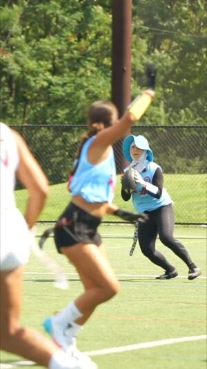 Jona Xiao Instagram - Got the chance to mic up @jonaxiao and her performance this game was CRAZY! Mic’d up 🎤! (@flagfootballlife )

#FlagFootball #WeRunTheWorld #FFL