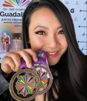 Jona Xiao Instagram - 🏅 Grateful for the medals and memories from my time at the Gay Games. Today, I’m adding another chapter to my story – I’m coming out as pansexual. 🌈 Turns out my love life is as diverse as my sports interests. 😂 

🤝 The Gay Games isn’t just providing a platform for playing sports for the LGBTQ  community; it’s about playing a part in a more inclusive world. Here’s to playing for Team Pan and contributing to a world where everyone can play and be their authentic selves, both on and off the court! 🌍💖

➡️ for videos & pics of the amazing experience in Guadalajara 🇲🇽:

1) 🥇 Gold Medalist in Men’s Dodgeball 

🥉 Bronze Medalist in Mixed/Co-Ed Dodgeball

So grateful to have been welcomed with such open arms by both Buerger Boys (mainly Team 🇲🇽 players 🤩) & Throwt G.O.A.T.S. 🐐 I learned so much!

2) 🎥 of some thows & catches

3) Opening ceremonies & the performers were 🔥 🔥 🔥 

4) An incredible Dia de Los Muertos festival 

5) The coolest 💡 show I’ve ever been to 

6) A fun awards presentation including my typical body roll…😅

7) The last 15 seconds of our men’s championship game 🎊 

8) Even the airline rep was rockin’ Dia De Los Muertos makeup & headgear 

 #ComingOut #PansexualPride #InclusiveJourney #GayGamesLegacy #MedalsAndLove #TeamPan #InclusiveJourney #MoreThanJustGames