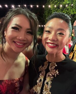 Jona Xiao Instagram - What an amazing, memorable experience at the @joyridemovie premiere & afterparty!  Swipe ⬅️for some fun videos & pics of the star-studded & yummy food-filled evening 🤤 

Joy Ride is one of the funniest movies I’ve seen in a very long time, I was laughing so much that I sometimes missed the next joke that came.  And I cried as well, as the story is also about identity, self discovery, and friendship.  Writer & director @adeleblim is a genius, and the cast is brilliant. 

And shoutout to my awesome  1 @kaylievhart 🤍

Comment below YES if you’re planning on seeing the movie or already saw it!