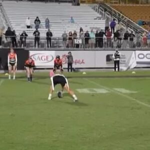 Jona Xiao Instagram - A painful moment of failure 😫 from 2 angles 😝:

I was playing in the NFL Flag championship game, down by 1 point and we went for 2 points for the win.  The stakes are high and the tension is palpable.  I felt very confident in my playcall and my reads. Seeing the defensive pre-snap alignment, I audibled a route to one of the receivers. 

Then, I went to take the snap…

…and dropped it. 

Game over. 

I had my head in my hands and was so frustrated with myself.  I just let down my entire team.  I’ve caught MUCH more difficult snaps and rarely ever drop a snap.

Learning Lessons:

💥 Always focus on the present moment, don’t look too far ahead.  I was looking at the defense while taking the snap so didn’t look the ball all the way in. 

💥 It’s easy to lose confidence when we make a big mistake and we keep beating ourselves up, but those moments don’t define us and we get to remind ourselves of who we are and embrace the fact that we are human as well 

💥 In the game of life, we often celebrate our triumphs and victories, but it’s equally important to embrace our setbacks and failures. 

Mistakes happen and what matters is how you bounce back from them. So, I’m excited for the next time I can step on the field with my teammates and win that next championship with them 🏆  #PhoenixRising