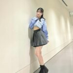 Jonishi Rei Instagram - ⠀ ⠀ 2wayシャツ🩵 ⠀ ⠀ ⠀ ⠀ ⠀ #れーチャンしふく #dailylook #ootd #code #outfit #低身長コーデ #154cm #andgeebee #シャツ #シャツコーデ
