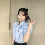 Jonishi Rei Instagram - ⠀ #握手会 ありがとうございました🤝🩵 ⠀ ⠀ ⠀ ⠀ ⠀ ⠀ #れーチャンしふく リボンだらけでした🎀 #dailylook #ootd #code #outfit #低身長コーデ #154cm