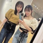 Jonishi Rei Instagram - ⠀ 明日25日まで開催している 花梨ちゃんプロデュースアパレルブランド 【#RINNU】のPOP UPへ行ってきました👗🌹 ⠀ ⠀ 悩みまくって試着もしてさらに悩んで大量にGETしました！笑 ⠀ ⠀ 低身長でもスタイル良く着れるお洋服と デザインもめちゃかわでした🥺 皆さんもたくさん悩んで可愛いお洋服ゲットしてくださいね〜🌟 ⠀ ⠀ ⠀ ⠀ ⠀