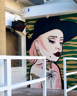 Jordan Danger Instagram - @juzpopcreations made me a mural in Australia. You beautiful talent. This is v cool.