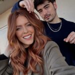 Jordan Claire Robbins Instagram – The Artist   The Muse 🤌🏻
@chrisweberhair x @jordanclairerobbins