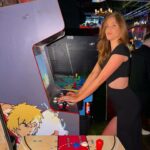 Jordan Claire Robbins Instagram - next up: world domination wrap party for ‘chimera’s ghost’ did not disappoint 🎮they wouldn’t let @azrieldalman in as he was apparently “underage” but I’m confident he would have been a worthy opponent if given the chance.
