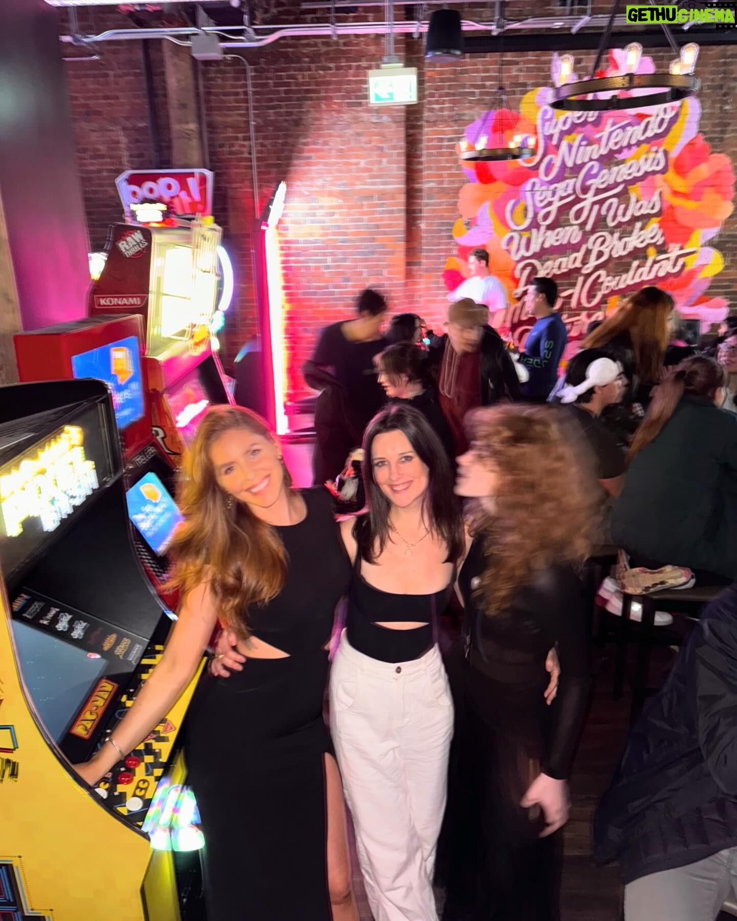 Jordan Claire Robbins Instagram - next up: world domination wrap party for ‘chimera’s ghost’ did not disappoint 🎮they wouldn’t let @azrieldalman in as he was apparently “underage” but I’m confident he would have been a worthy opponent if given the chance.