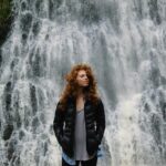 Jordan Clark Instagram - Casual waterfall portrait. #redhairdontcare