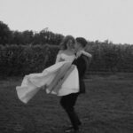 Jordan Clark Instagram - The best day of my life 🥹 Thank you Alex for helping us make this day so special. You made everything we dreamt of come to life. @blushandbowties Photographer @jennifermoher Decor: @simplybeautifuldecor Venue: @chateaudescharmes Flowers: @billieflowerco Make up: @celinabmua Hair: @glhgmarkham ♥️